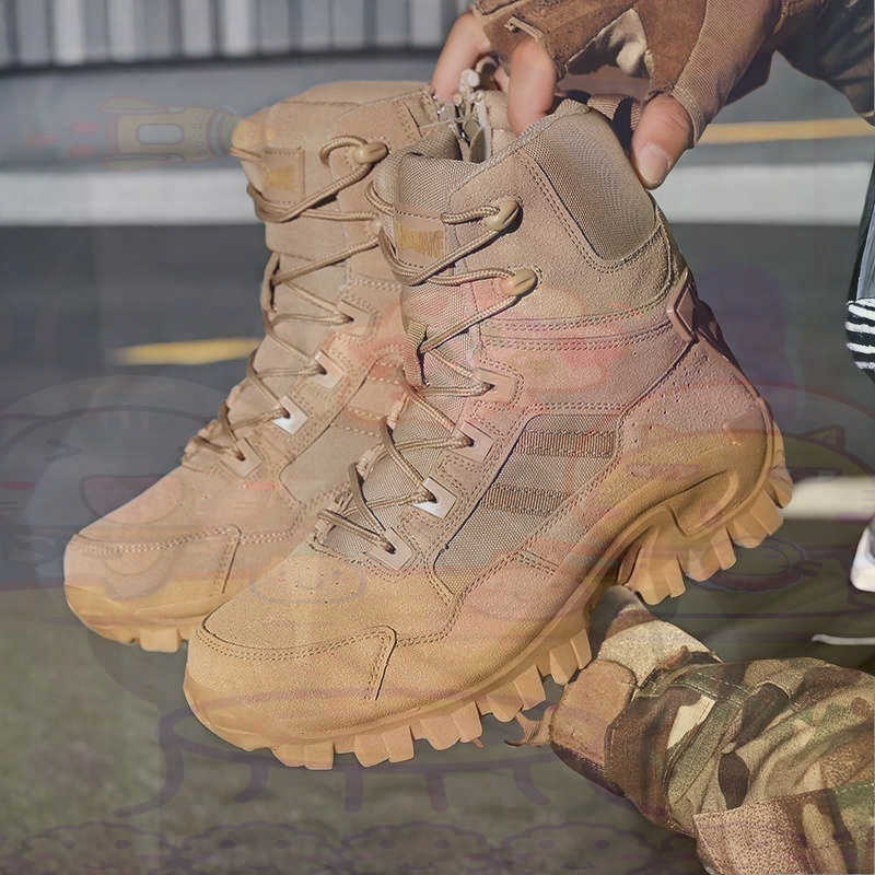 Formal Upper Wear For Men Winter - Tan Long Barrel Deadlift Casual Sneakers