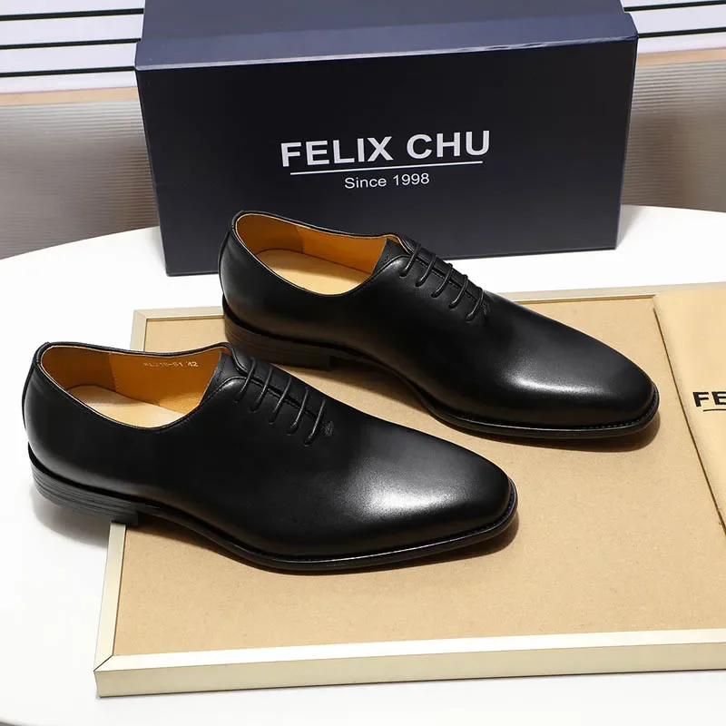 Men Formal Wear Brands - Designer Echtleder Herren Wholecut Oxford Schuhe