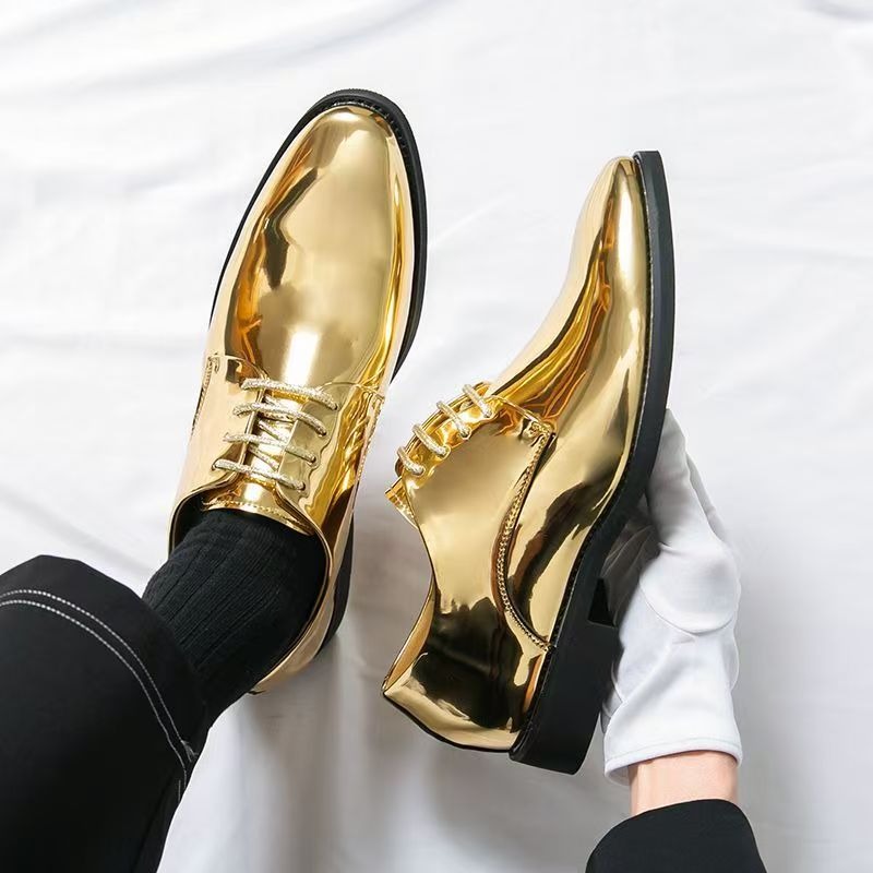 Men'S Formal Party Wear Shoes - Tägliche spitze Lederschuhe für Herren, Geschäftsaufführungen,