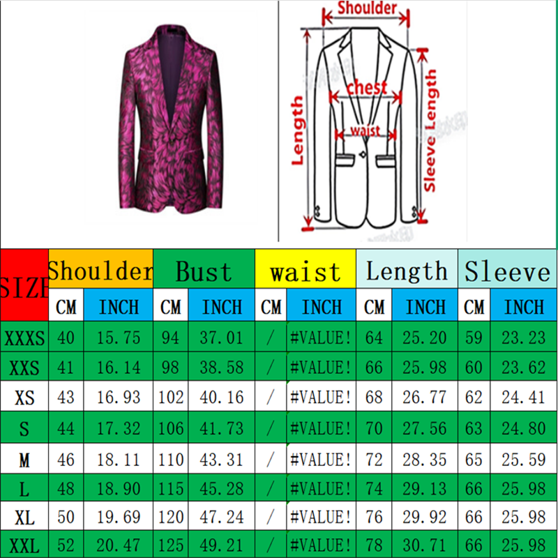Rote Herren-Langarm-Anzugjacke – Men Formal Wear Purple Bewertung und Preis