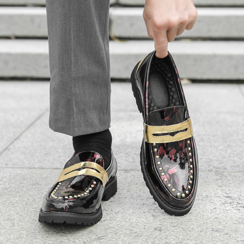Modische Herren-Slipper aus PU – Men'S Formal Party Wear Shoes Bewertung und Preis