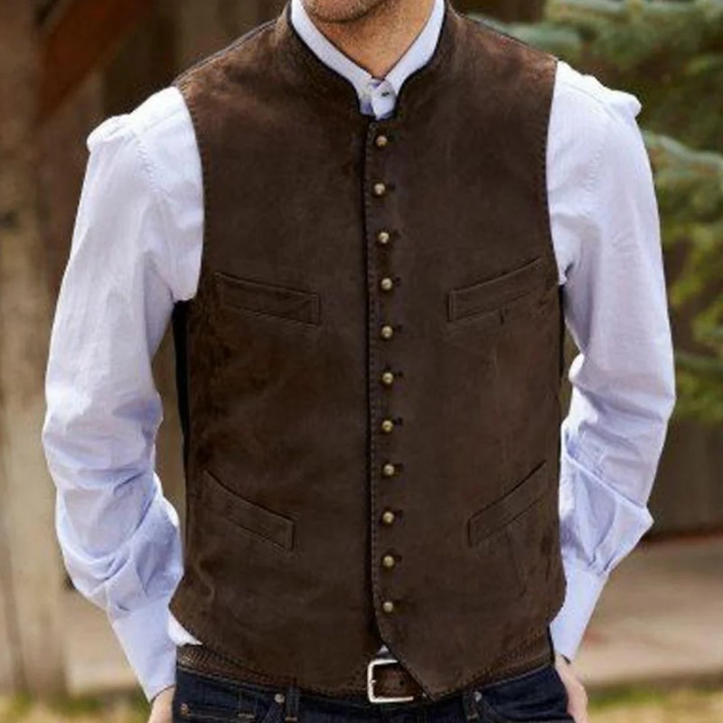 Herrenweste aus kaffeefarbenem – Men Formal Wear Outfits Bewertung und Preis