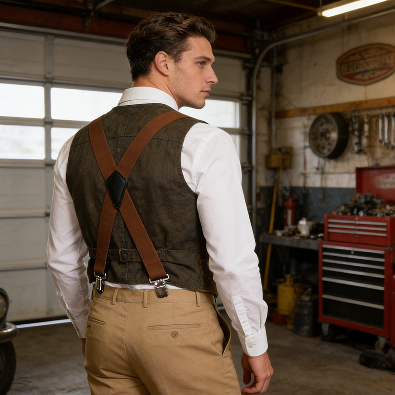 Retro Y-Back Herren-Hosenträge – Suspender Clip Formal Bewertung und Preis
