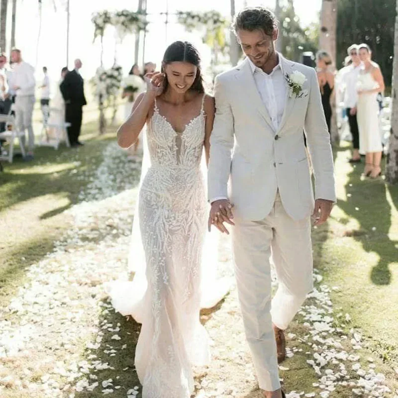 Leinen-Hochzeits-Smoking für H – Men Linen Formal Wear Bewertung und Preis