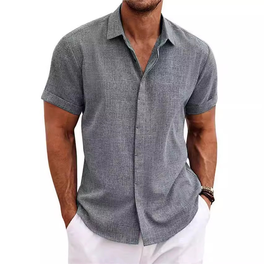 Männer Mode Lässig Einfarbig H – Men Linen Formal Wear Bewertung und Preis