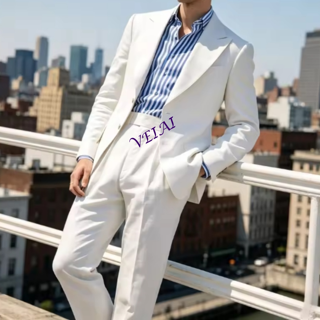Sommerlicher Salbeigrüner Lein – Men'S Relaxed Formal Wear Bewertung und Preis