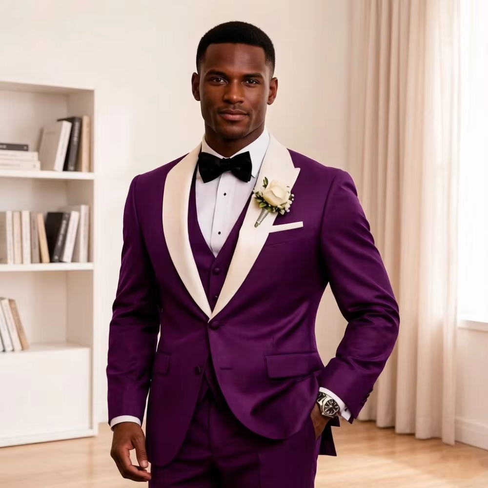 3-teiliger formeller Herrenanz – Men'S Formal Wear For Reception Bewertung und Preis