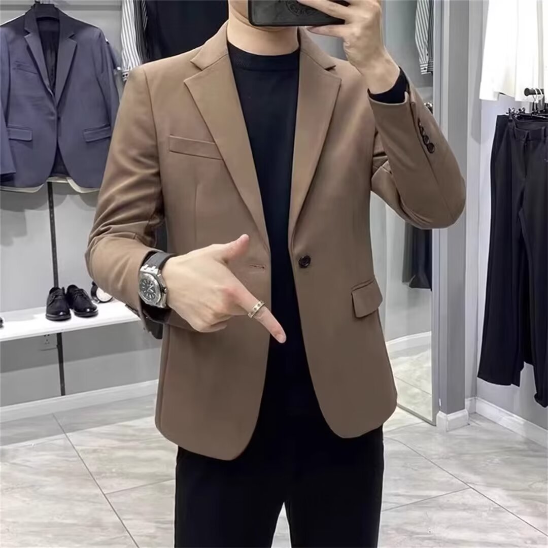 Herren-Blazer im koreanischen  – Asian Men Formal Wear Bewertung und Preis