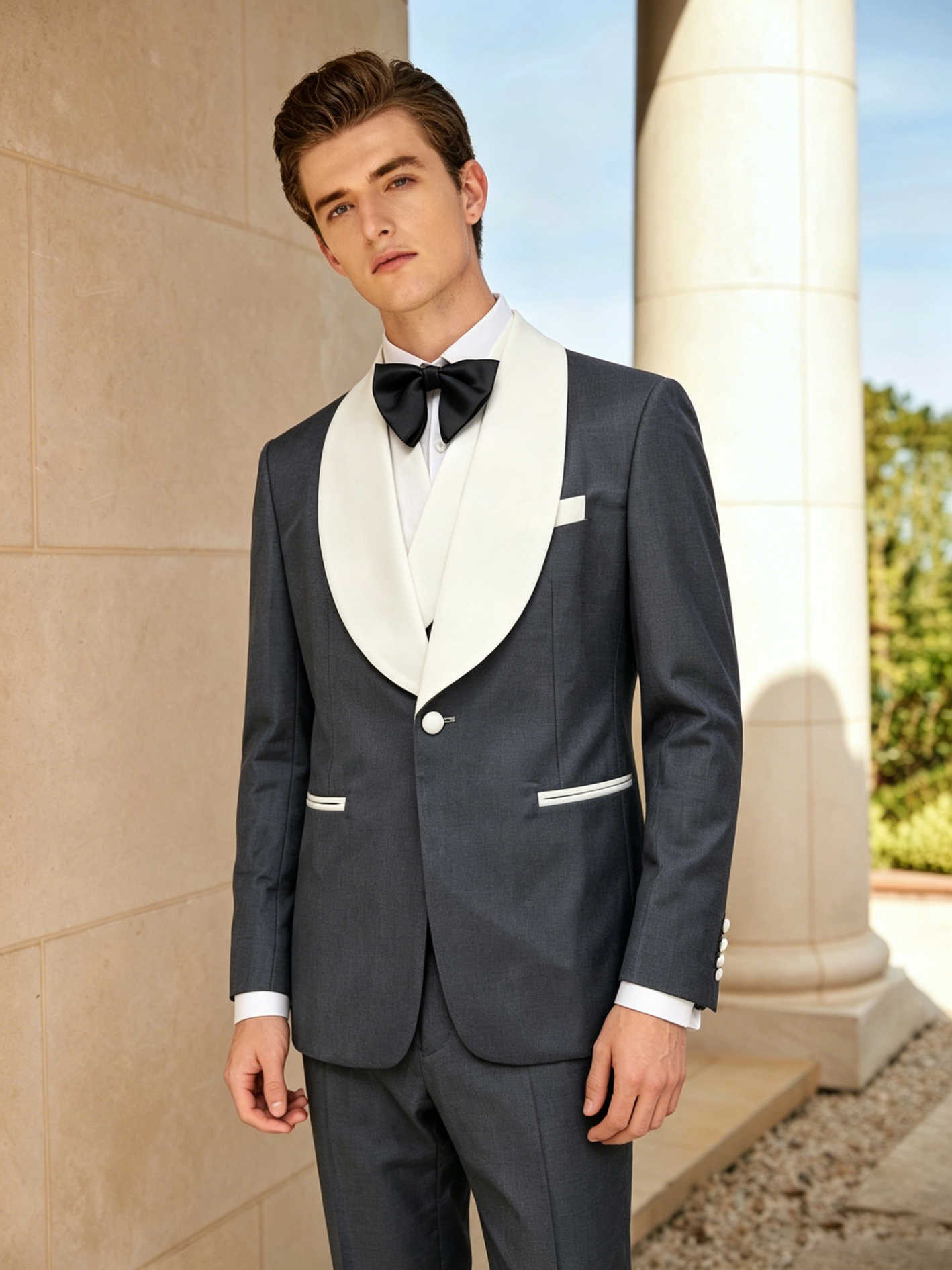 Elegante Herrenanzüge mit Scha – Men'S Formal Wear For Engagement Bewertung und Preis