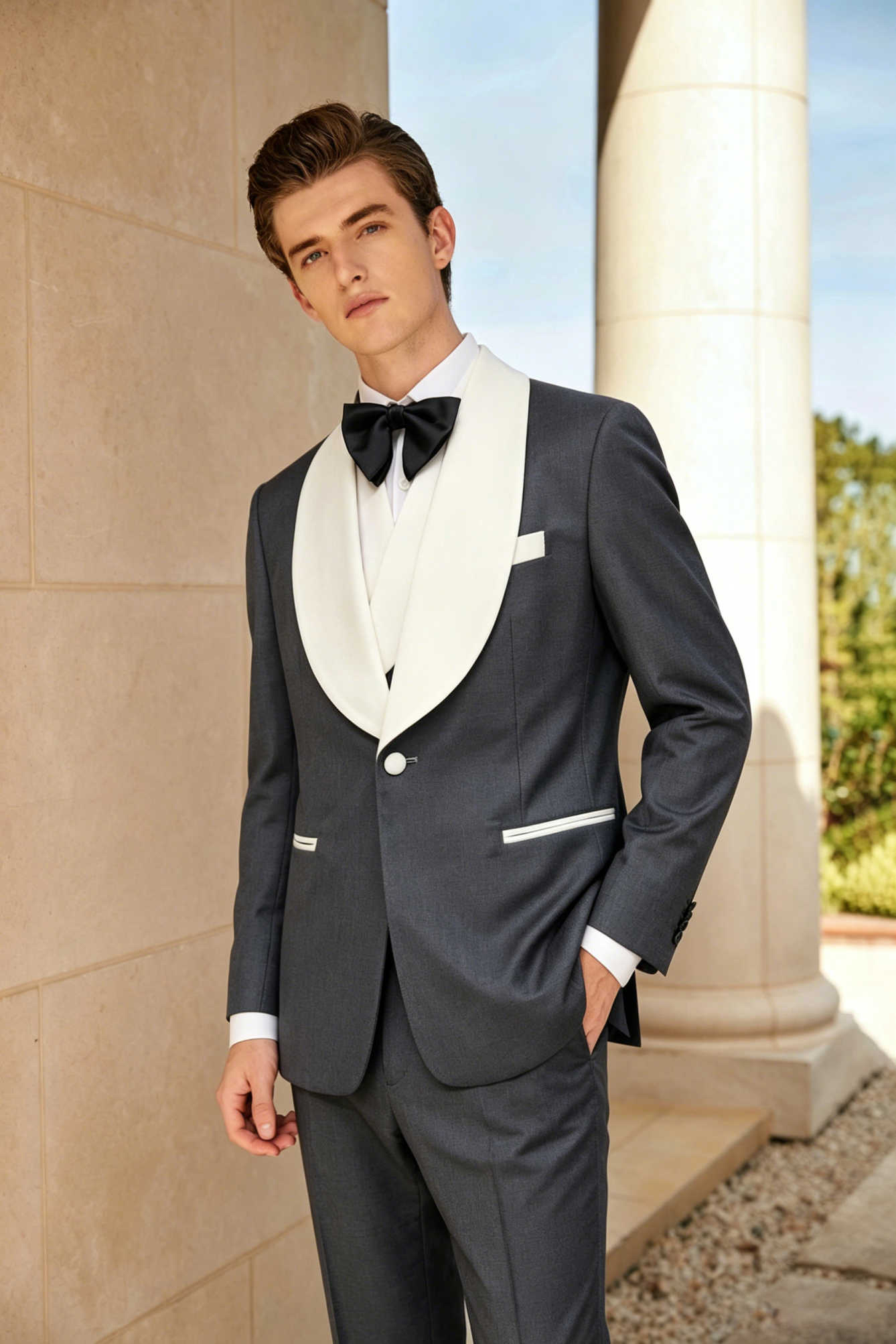 Elegante Herrenanzüge mit Scha – Men'S Formal Wear For Engagement Bewertung und Preis