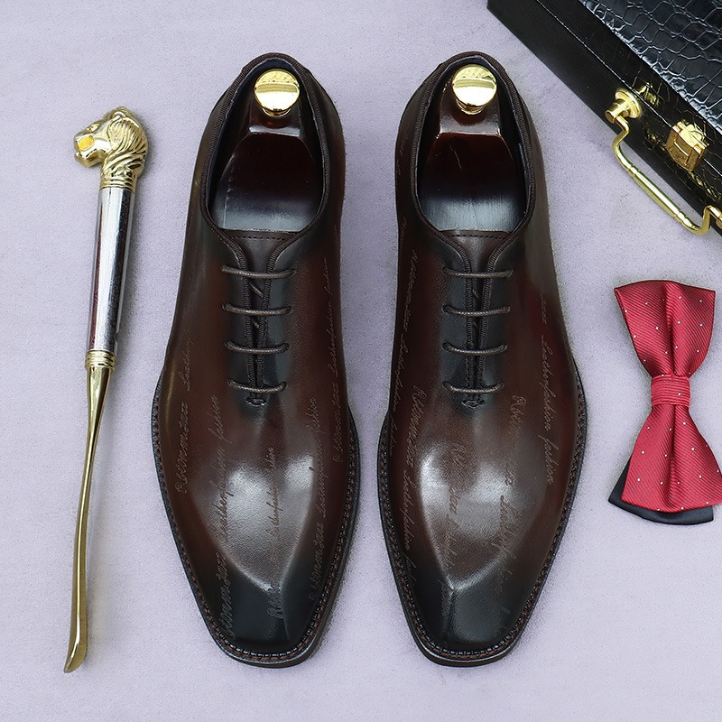 Herren-Oxford-Schuhe aus echte – Men'S Formal Party Wear Shoes Bewertung und Preis