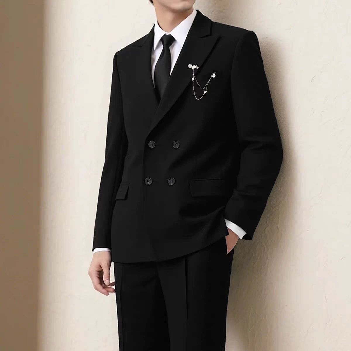 Lässiger Zweireiher Hochzeits- – Men'S Formal Wear For Engagement Bewertung und Preis